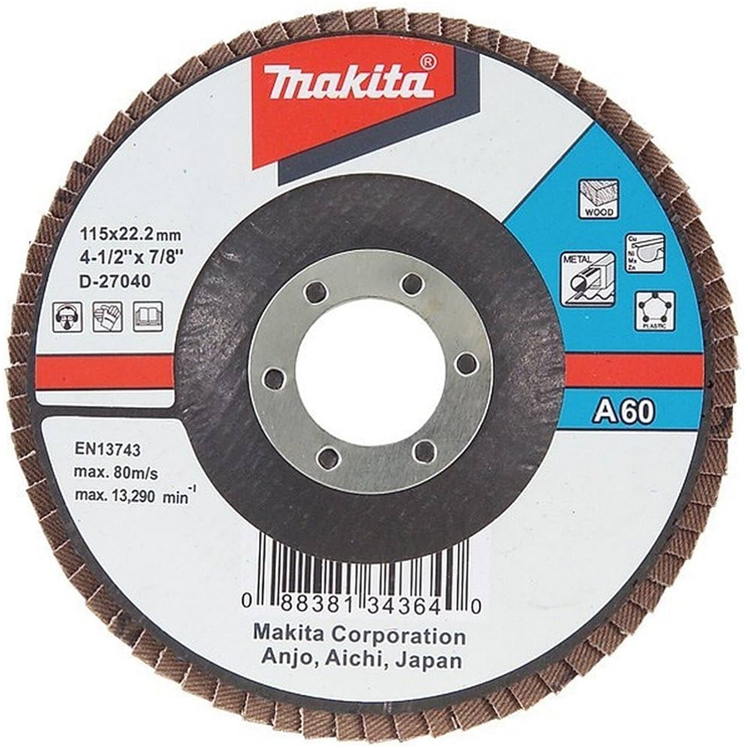 Makita Aluminum Oxide Flap Disc (Economy) 4 Makita Aluminum Oxide Flap Disc (Economy) 4